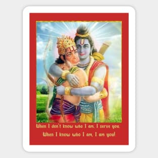 Hanuman said to Rama... Sticker